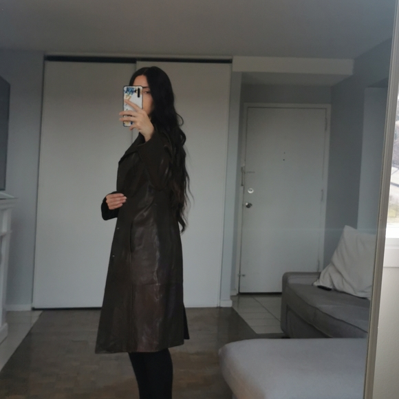 ITALIAN LEATHER AND WOOL DANIER JACKET - Picture 8 of 8